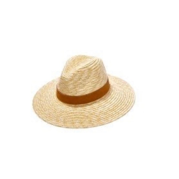 Gigi Pip Isla Straw hat with Suede Band New with Tags - Picture 4 of 4